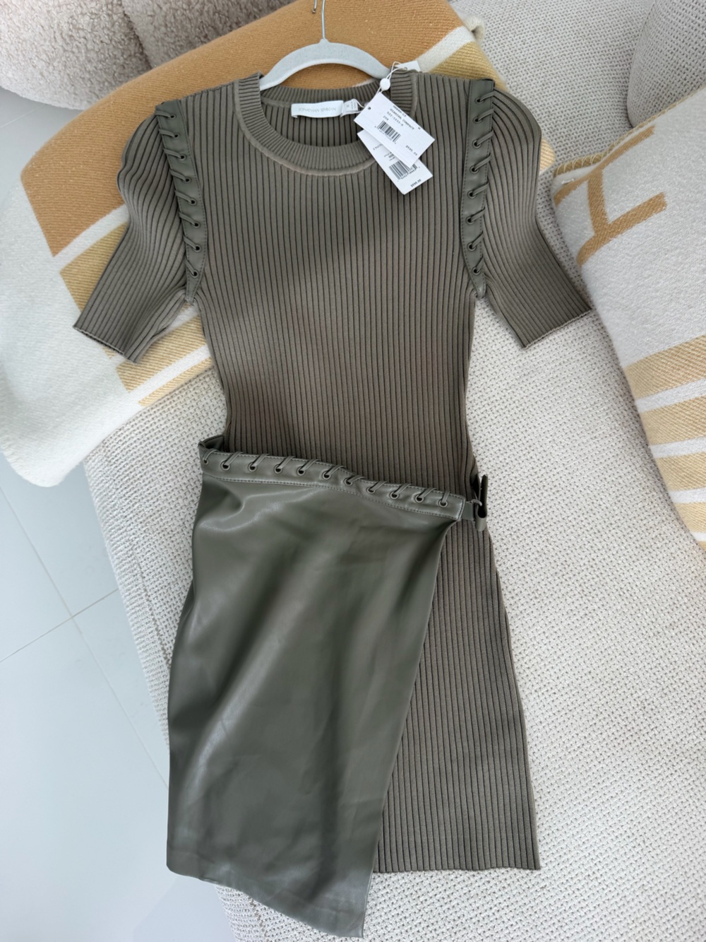 Jonathan Simkhai Gianina Rib Knit Dress — NWT